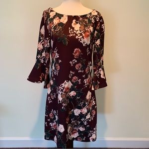 New York & Company scuba material fit & flare dress - Medium